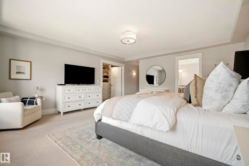 2551 Cameron Ravine Landing, Edmonton, AB - Indoor Photo Showing Bedroom