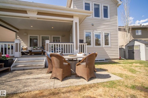 2551 Cameron Ravine Landing, Edmonton, AB - Outdoor With Deck Patio Veranda With Exterior