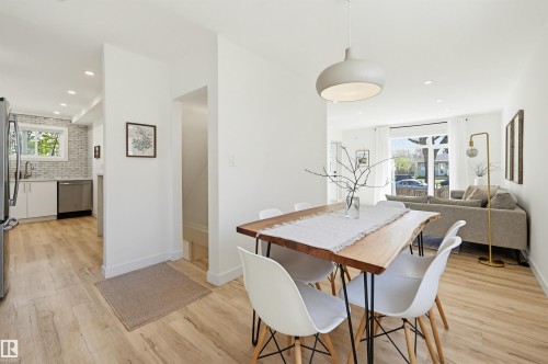 11210 105 Street, Edmonton, AB - Indoor Photo Showing Dining Room
