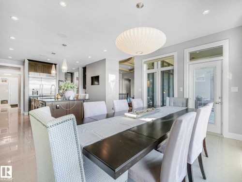 2415 Cameron Ravine Drive, Edmonton, AB - Indoor Photo Showing Dining Room