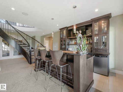 2415 Cameron Ravine Drive, Edmonton, AB - Indoor Photo Showing Kitchen With Upgraded Kitchen