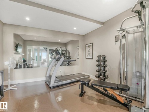 2415 Cameron Ravine Drive, Edmonton, AB - Indoor Photo Showing Gym Room