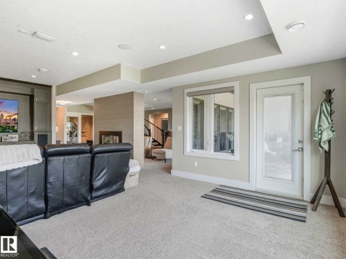 2415 Cameron Ravine Drive, Edmonton, AB - Indoor With Fireplace