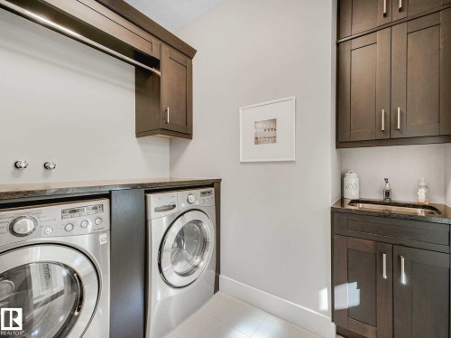 2415 Cameron Ravine Drive, Edmonton, AB - Indoor Photo Showing Laundry Room