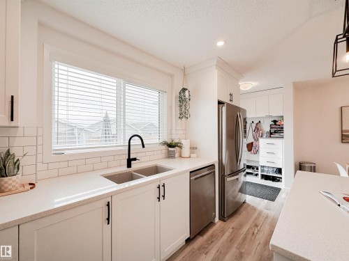 21019 130 Avenue, Edmonton, AB - Indoor Photo Showing Kitchen With Double Sink