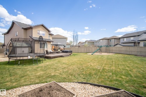 3510 Abbott Close, Edmonton, AB - Outdoor With Deck Patio Veranda With Backyard