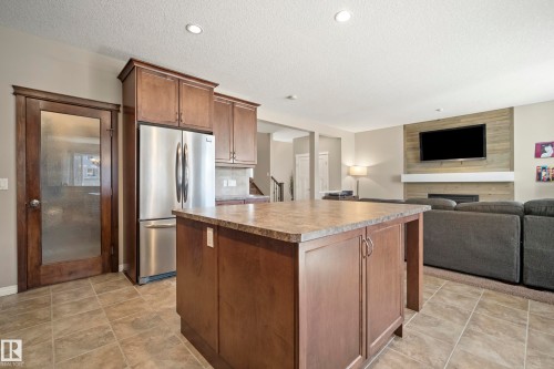 3510 Abbott Close, Edmonton, AB - Indoor With Fireplace