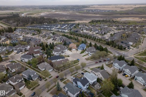 Expansive residential community featuring diverse architectural styles and mature landscaping - 201 Erin Ridge Drive, St. Albert, AB - Outdoor With View