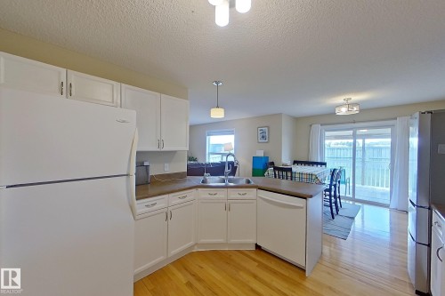 3540 Mclean Crescent, Edmonton, AB - Indoor Photo Showing Kitchen With Double Sink