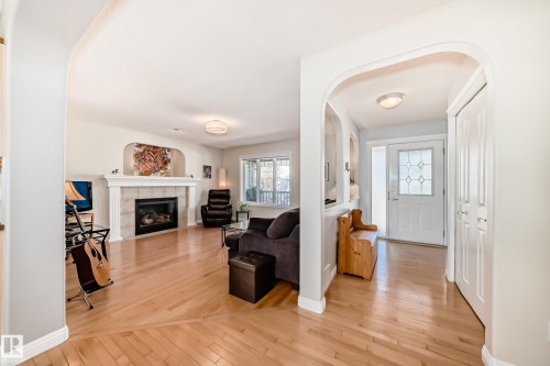 5333 Terwillegar Boulevard, Edmonton, AB - Indoor With Fireplace