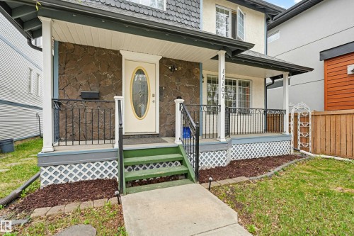 11107 University Avenue, Edmonton, AB - Outdoor With Deck Patio Veranda With Exterior