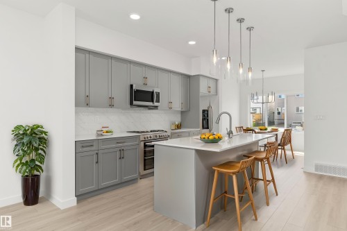 20623 43 Avenue, Edmonton, AB - Indoor Photo Showing Kitchen With Upgraded Kitchen