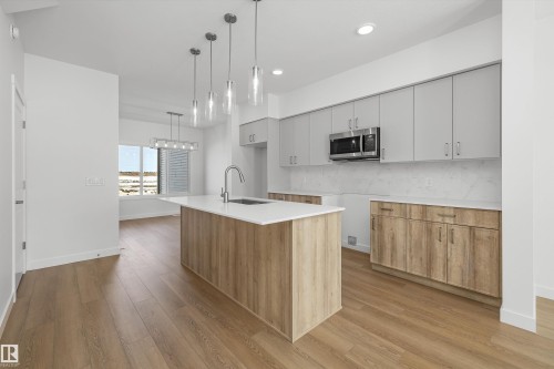 516 176 Avenue, Edmonton, AB - Indoor Photo Showing Kitchen With Upgraded Kitchen