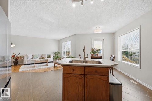 4831 147 Avenue, Edmonton, AB - Indoor Photo Showing Kitchen With Double Sink