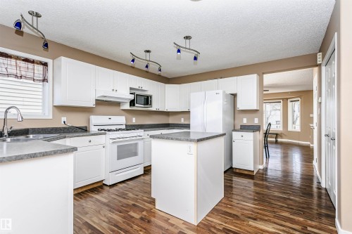 4108 Tompkins Way, Edmonton, AB - Indoor Photo Showing Kitchen With Double Sink