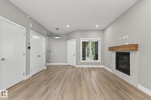 10906 54 Avenue, Edmonton, AB - Indoor With Fireplace