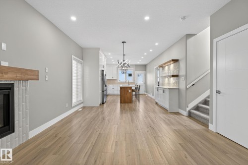 10906 54 Avenue, Edmonton, AB - Indoor With Fireplace