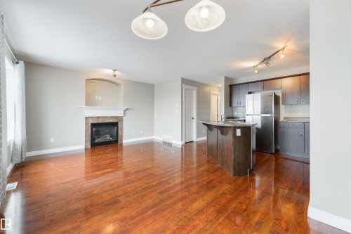 68 Meridian Loop, Stony Plain, AB - Indoor With Fireplace