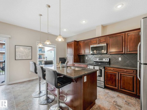 37 13825 155 Avenue, Edmonton, AB - Indoor Photo Showing Kitchen With Stainless Steel Kitchen With Double Sink
