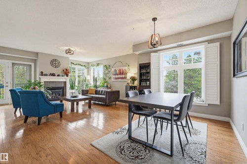 201 9811 96A Street, Edmonton, AB - Indoor With Fireplace