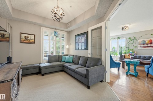201 9811 96A Street, Edmonton, AB - Indoor Photo Showing Living Room
