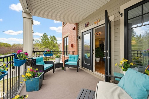 201 9811 96A Street, Edmonton, AB - Outdoor With Deck Patio Veranda With Exterior