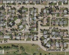 Property Parcel Map. Displaying individual property boundaries and numbering within a defined area - 