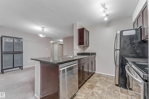 118 11803 22 Ave, Edmonton, AB - Indoor Photo Showing Kitchen With Stainless Steel Kitchen