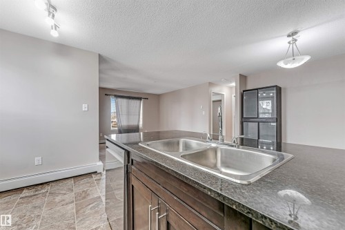118 11803 22 Ave, Edmonton, AB - Indoor Photo Showing Kitchen With Double Sink