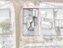 Aerial perspective highlighting the property boundary, expansive lot size, and surrounding neighborhood infrastructure - 2 Scarboro Place, St. Albert, AB  - Other 