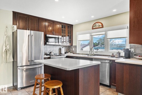 4704 109 Avenue, Edmonton, AB - Indoor Photo Showing Kitchen With Upgraded Kitchen