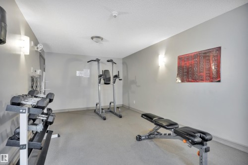 101 4407 23 Street, Edmonton, AB - Indoor Photo Showing Gym Room