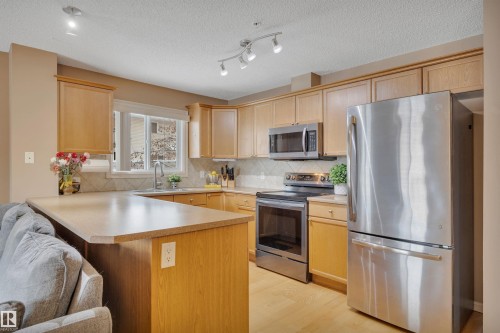 101 4407 23 Street, Edmonton, AB - Indoor Photo Showing Kitchen