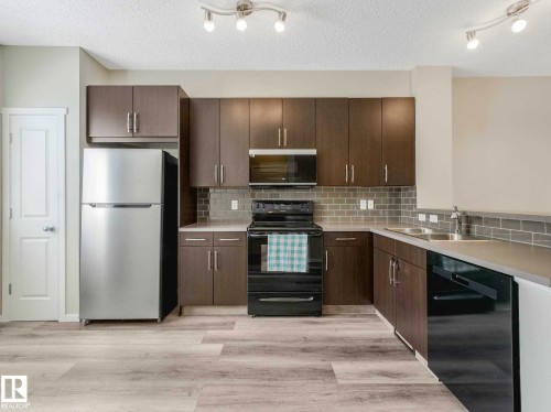 122 603 Watt Boulevard, Edmonton, AB - Indoor Photo Showing Kitchen With Double Sink