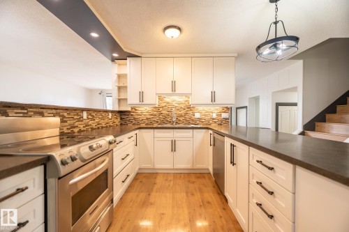8111 187 Street, Edmonton, AB - Indoor Photo Showing Kitchen With Upgraded Kitchen