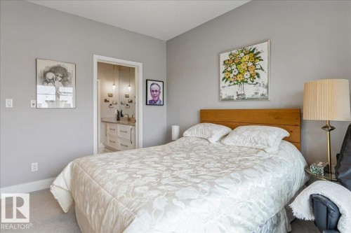 WITH 4 PC ENSUITE AND WALK IN CLOSET - 428 7463 May Common, Edmonton, AB - Indoor Photo Showing Bedroom