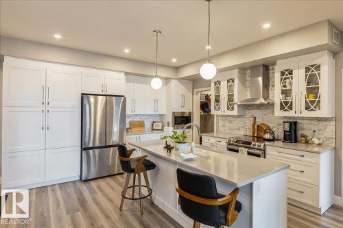 405 7463 May Common, Edmonton, AB - Indoor Photo Showing Kitchen With Stainless Steel Kitchen With Upgraded Kitchen