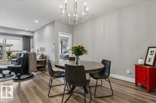 SPACIOUS DINING AREA - 405 7463 May Common, Edmonton, AB - Indoor Photo Showing Dining Room