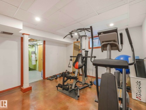 14611 89 Avenue, Edmonton, AB - Indoor Photo Showing Gym Room