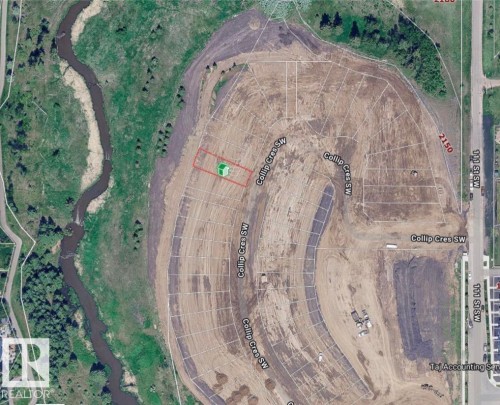 Aerial Property Map. Illustrating the property's location and surrounding developments - 2040 Collip Crescent, Edmonton, AB 