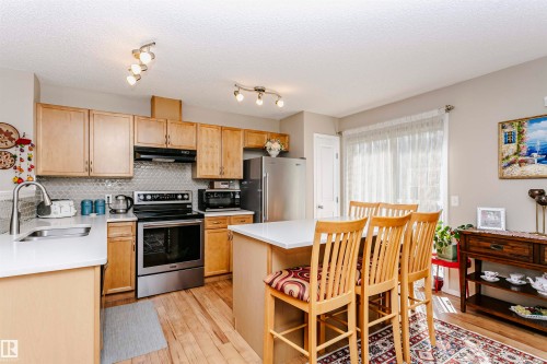 118 2051 Towne Centre Boulevard, Edmonton, AB - Indoor Photo Showing Kitchen With Double Sink