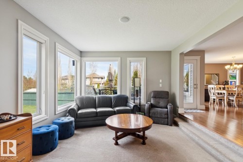 12067 21 Avenue, Edmonton, AB - Indoor Photo Showing Living Room