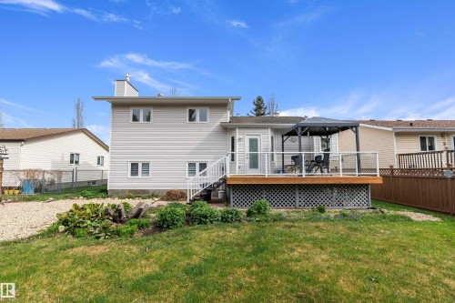 229 Northmount Drive, Wetaskiwin, AB - Outdoor With Deck Patio Veranda With Exterior