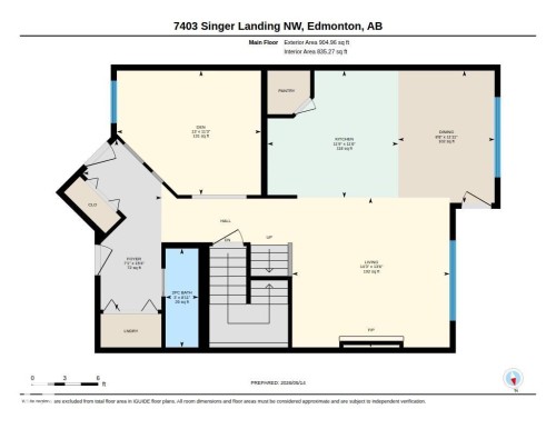 Floor plan - 7403 Singer Landing Landing, Edmonton, AB - Other