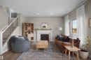 12351 176 Avenue, Edmonton, AB  - Indoor Photo Showing Living Room With Fireplace 