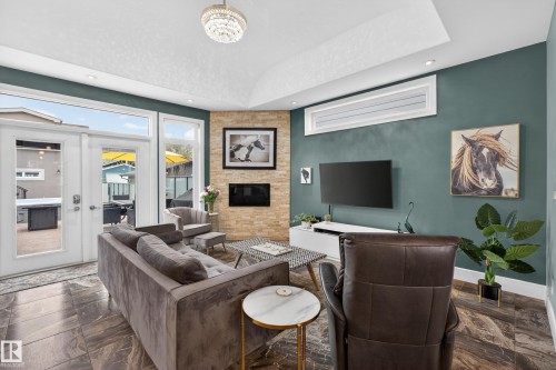 30 Belmont Drive, St. Albert, AB - Indoor With Fireplace