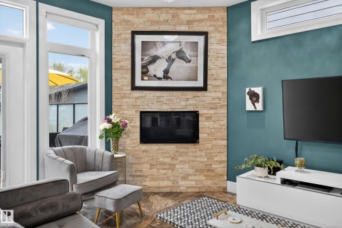 30 Belmont Drive, St. Albert, AB - Indoor With Fireplace