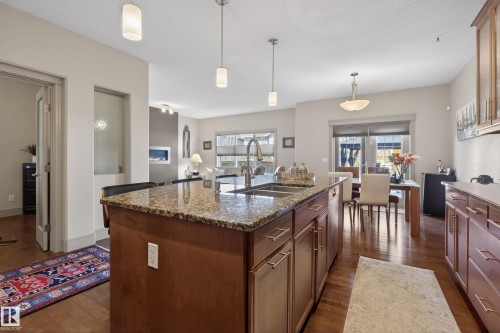 3908 Agar Crest, Edmonton, AB - Indoor Photo Showing Kitchen With Double Sink With Upgraded Kitchen