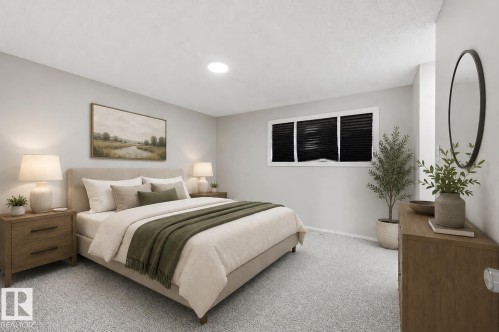 Virtually Staged - 692 Lee Ridge Road, Edmonton, AB - Indoor Photo Showing Bedroom