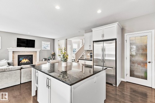 22131 95 Avenue, Edmonton, AB - Indoor With Fireplace